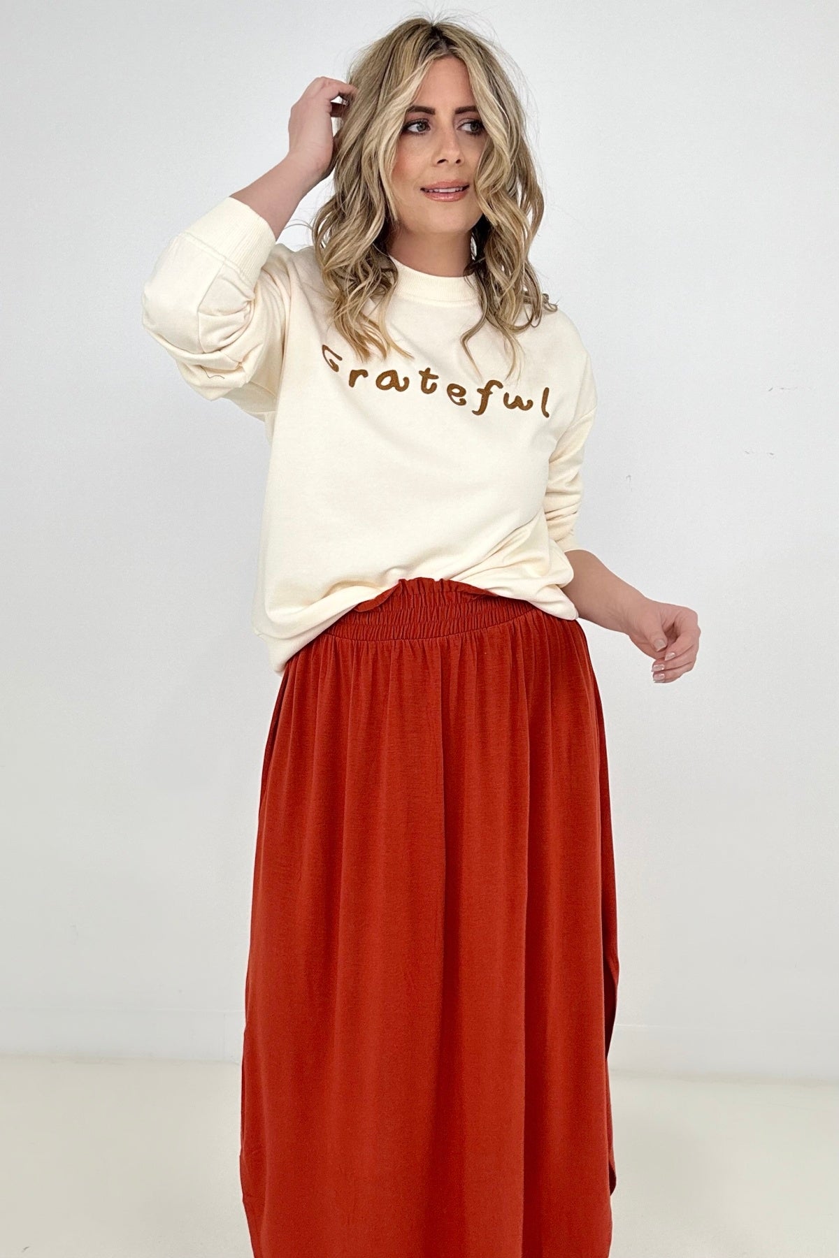 Gilli "Grateful" Graphic Sweatshirt