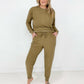 Zenana "Splendid" Reverse Soft French Terry Top & Jogger Set