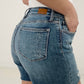 Judy Blue High Waist Embroidered Pocket Cutoff Shorts