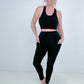 Mono B Racer Back Cropped Sports Tank