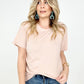 Zenana Solid Cotton Boyfriend Tee - New Colors