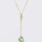 Melania Clara Crystal Connector and Pendant Y Necklace