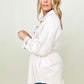 Cotton Bleu Faux Suede Shirt Jacket