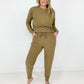 Zenana "Splendid" Reverse Soft French Terry Top & Jogger Set