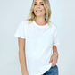 Zenana Solid Cotton Boyfriend Tee - New Colors