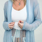 Zenana "Eden" Mesh Long Sleeve Duster Kimono
