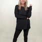 Zenana Brushed Microfiber Long Sleeve Top And Legging Set