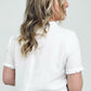Gilli Frayed Short Sleeve Top