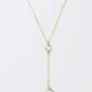 Melania Clara Crystal Connector and Pendant Y Necklace