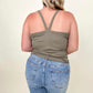 Zenana Ribbed Crop Cami