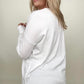 Zenana Front Seam Light Knit Sweater