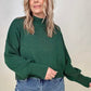 Zenana Oversized Cropped Sweater With Size Slits