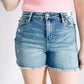 Judy Blue High rise Frayed Shorts