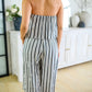 Modern Stripes Sleeveless Jumpsuit