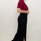 Cozy Co Crinkle Gauze Smocked Waist Wide Leg Side Slit Palazzo Pants