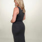 Zenana Cotton Midi Tank Dress