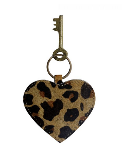 Antique Heart Keychain