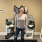 Round Neck Long Sleeve Top