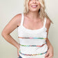 BiBi Multicolor Stripe Knit Tank Top