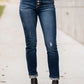 KanCan Mid Rise Tummy Control Jeans