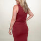 Zenana Cotton Midi Tank Dress