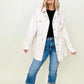 Cotton Bleu Faux Suede Shirt Jacket