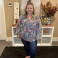 Puff Sleeve Floral Top