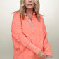 Batwing Sleeve Buttoned Hoodie with Pockets
