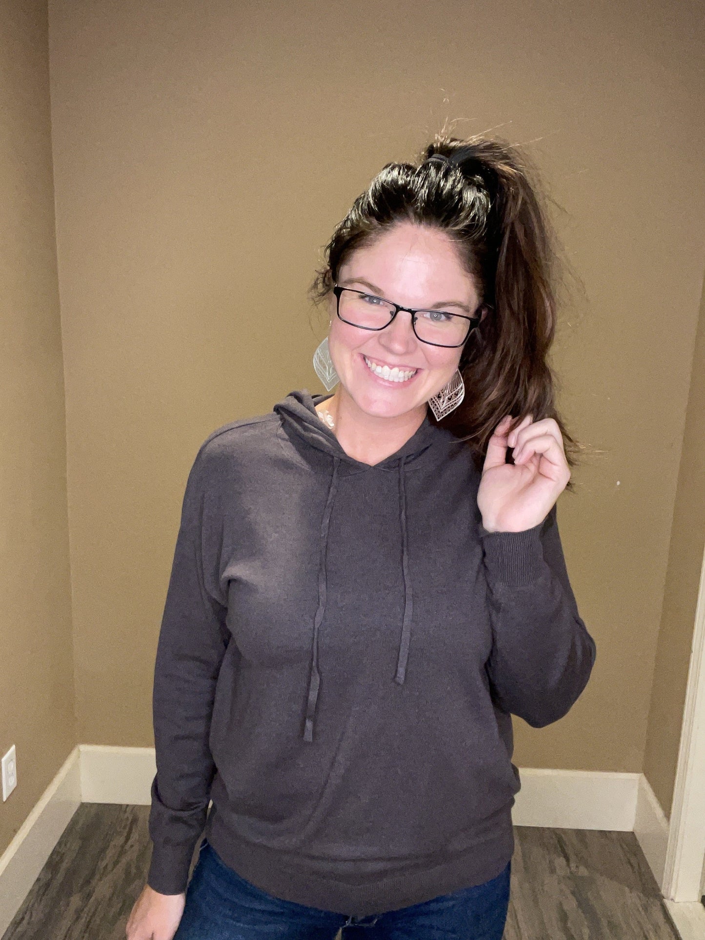 Drawstring Pullover Hoodie