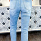 Risen light washed Distressed