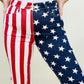Judy Blue High Waist American Flag Print Flare Jeans