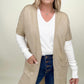 Shorts Sleeve Light Knit Dolman Cardigan