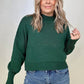 Zenana Oversized Cropped Sweater With Size Slits