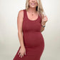 Zenana Cotton Midi Tank Dress